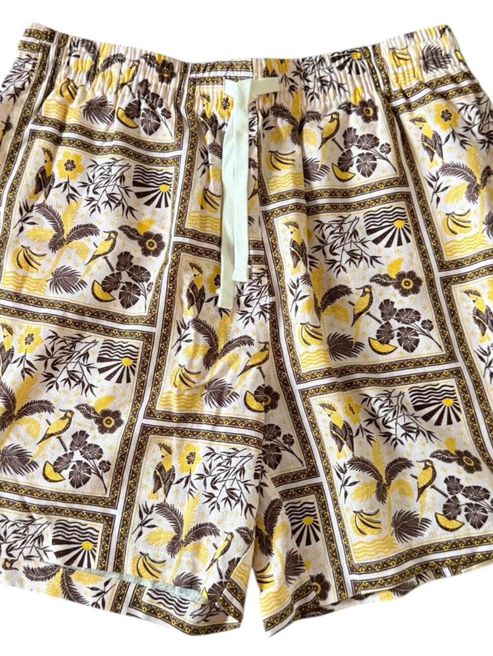 Forever 21 Men's Floral Drawstring Shorts